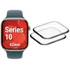 Image de Displex Hybrid Glass Lot de 2 protections d'écran en verre acrylique anti-traces de doigts pour Apple Watch Série 10 42 mm Montage facile