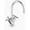 Image de Dornbracht TARA, mélangeur lavabo monotrou, avec vidage, saillie 165 mm, 22513892-00, Couleur: chrome