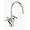 Image de Dornbracht TARA, mélangeur lavabo monotrou, avec vidage, saillie 165 mm, 22513892-08, Couleur: Platine