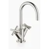 Image de Dornbracht TARA, mélangeur lavabo monotrou, avec vidage automatique, saillie 135 mm, 22512892-06, Couleur: platine brossé