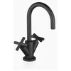 Image de Dornbracht TARA, mélangeur lavabo monotrou, avec vidage automatique, saillie 135 mm, 22512892-33, Couleur: noir mat