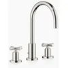 Image de Dornbracht Tara Waschtisch-Dreilochbatterie platin 20713892-08 - Ausladung 165 mm - schwenkbar