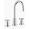 Image de Dornbracht TARA, mélangeur lavabo 3 trous, avec vidage automatique, saillie 135 mm, 20710892-00, Couleur: chrome