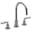 Image de Dornbracht Tara Waschtisch-Dreilochbatterie chrom 20713882-00 - Ausladung 165 mm - schwenkbare