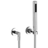Image de Dornbracht Tara Schlauchbrausegarnitur schwarz matt 27802892-33 - Brausehalter - herausziehbar