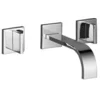 Image de Dornbracht MEM Mélangeur lavabo mural avec rosaces simples, sans vidage, saillie 170 mm, kit de montage final, 36707782-00, Couleur: chrome