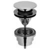 Image de Garniture de vidage Dornbracht avec fermeture à pression 1 1/4 "neutre en série, pour lavabos avec trop-plein, 10125970; Coloris: foncé Platine mat