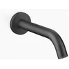 Image de Dornbracht Meta Bec de Baignoire pour Montage Mural, 1/2", 200 mm de saillie, 13801660, Coloris: Noir Mat - 13801660-33