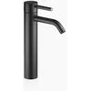 Image de Dornbracht Meta Mitigeur monocommandé pour lavabo avec pied surélevé, sans vidage, pour lavabos en saillie, saillie 135 mm; Coloris: Noir Mat