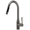 Image de Dornbracht Cuisine - Sync robinet dévier, avec pull-down avec fonction douche, orientable, saillie 240mm, 33870895-99, Couleur: Dark Platinum brossé