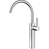Image de Dornbracht Meta mitigeur monocommande de lavabo avec Socle surélevé, sans vidage, saillie 201 mm, Coloris: Platine Mat - 33534661-06