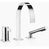 Image de Dornbracht MEM mélangeur de Bain à Trois Trous à Levier Unique pour Installation en Bord de Baignoire ou en Bord de carrelage, saillie de 220 mm, 27412782, Coloris: Chrome - 27412782-00