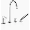 Image de Dornbracht VAIA Mitigeur de bain à 4 trous pour montage sur bord de baignoire ou de carrelage, saillie 220 mm, 27632809; Coloris: chrome