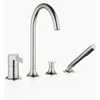 Image de Dornbracht VAIA Mitigeur de bain à 4 trous pour montage sur bord de baignoire ou de carrelage, saillie 220 mm, 27632809-06, Couleur: platine brossé