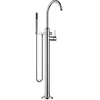 Image de Dornbracht VAIA Mitigeur monocommandé pour bain, tube de trop-plein pour montage indépendant, garniture de douche flexible, saillie 281 mm, 25863809; Coloris: Platine Mat