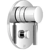 Image de Dornbracht Mitigeur monocommandé encastré avec inverseur, plaque de recouvrement 150 mm, 36120660-06, Couleur: platine brossé