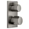 Image de Thermostat encastré Dornbracht avec contrôle du débit à deux voies, installation en kit, 36426670, Coloris: foncé Platine mat