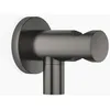 Image de Coude de raccordement mural Dornbracht, avec support de douche intégré, 28490660; Coloris: foncé Platine mat
