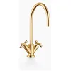 Image de Dornbracht Cuisine - TARA Mitigeur monotrou, bec orientable 360°, saillie 235 mm, 22815892-28, Couleur: laiton brossé