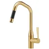 Image de Dornbracht Cuisine - Sync robinet dévier, Pull-Down avec fonction douche, orientable, saillie 240mm, 33875895-28, Couleur: laiton brossé