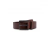 Image de HUGO pour homme. 50385358 Ceinture en cuir brun Gionio (80 cm), Marron, Casuel