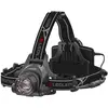 Image de Ledlenser Lampe frontale LED H14R.2, rechargeable batterie lithium, 1000 lumens, également utilisable 4 piles AA, variable en continu, portée de 300 m, câble de charge USB, Noir