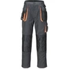 Image de Pantalon p. hommes taille 58 gris foncé/noir/orange 65 % PES / 35 % CO