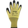 Image de Gants T. 7 jaune/noir nylon avec latex naturel EN 388 cat. II