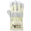 Image de Asatex FALKE-C Gants en cuir de vache fendu doublés, Couleurs Naturelle