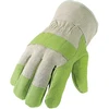 Image de Gants en similicuir T. 10,5 vert/couleurs naturelles 100 % vinyle cat. I