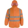 Image de Veste de pluie de signalisation taille L orange 100 % PES PREVENT