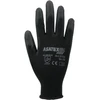 Image de Gants T. 9 noir nylon avec polyuréthane EN 388 cat. II ASATEX