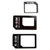 Image de XQISIT Adaptateur Carte Sim Nano + Micro Sim Noir 13655