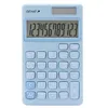 Image de GENIE 212 B Calculatrice de Poche à 12 Chiffres avec Double Alimentation (Solaire et Batterie) Bleu