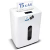 Image de Olympia CC 2515 S Destructeur de Documents et de Papier pour Documents, CD, DVD et Cartes de crédit P4 Coupe en Particules 15 Feuilles 25 l Appareil Ultra Silencieux Seulement 43 DB