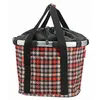 Image de Panier KlickFix Bikebasket Pied de Poule Rouge en occasion ou reconditionné