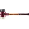 Image de Maillet à frappe amortie SIMPLEX L. 490 mm D. tête 80 mm mi-dur/dur bois caoutch