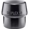 Image de Embouts SIMPLEX, Caoutchouc chargé, noir | D=40 mm | 3202.040