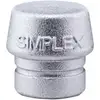 Image de HALDER Embout en métal doux pour maillet à frappe amortie SIMPLEX, pièce 40 mm