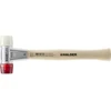 Image de Maillet à frappe amortie BASEPLEX L. 280 mm D. tête 30 mm dur bois nylon blanc/a