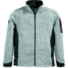 Image de Veste en polaire tricotée CHRISTOPH taille L gris/noir 100 % PES 1 un. FHB