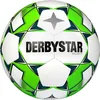 Image de Derbystar Lot de 5 Ballons de Football Brillants, Blanc/Vert/Gris