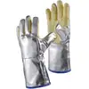 Image de Gants de protection thermique 5 doigts, T. universelle nature/argent AR avec ara
