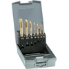 Image de GÜHRING Jeu de tarauds machine DIN371/376 HSSE TiN Forme B M3-12 + foret de centrage