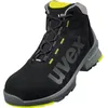 Image de Uvex Bottes de Travail 1 - Bottes de sécurité S2 SRC ESD Semelle antidérapante et Embout - Noir de Chaux - Taille EU