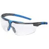 Image de uvex I-3 AR Lunettes de protection transparentes avec verres antireflets, Transparent/noir/bleu, Taille unique