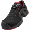 Image de UVEX Mixte Adulte Low Shoe 65672 S3 Size 43 PU Sole W11 Chaussure de Protection Incendie et de sécurité, Rosso Nero