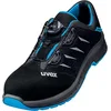 Image de Uvex Homme 2 Tendance 6938 6938240 Chaussures Basses de sécurité S1P Taille : 40 Noir/Bleu 1 pièce