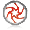 Image de XLC-Disque BR-X58 6 Trous Argent Rouge-Disques