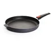 Image de Woll Diamond Lite - Poêle plate - Diamètre : 32 cm - Hauteur : 5 cm - Avec manche amovible - Convient pour vitrocéramique, gaz, électrique, halogène - Ne convient pas à l'induction, fonte d'aluminium,